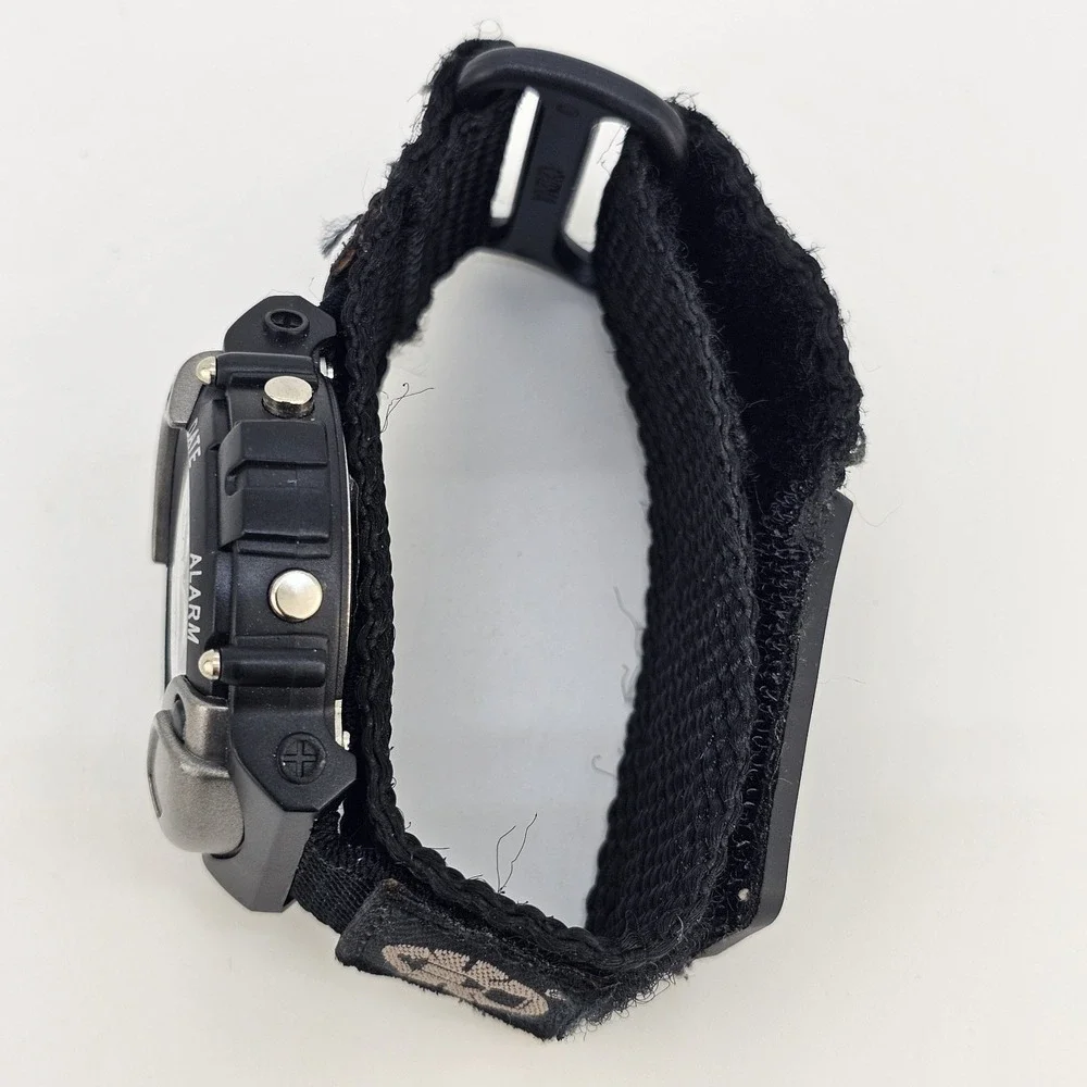 Coleman Digital Sports Watch Men's‎ 44MM Black Nylon Strap New Battery